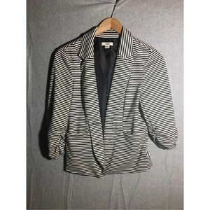 Womens Cato Blazer Black White Closet Staple Capsule Wardrobe Work Career